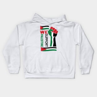 We support Palestine Kids Hoodie